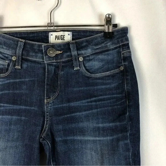 Paige Verdugo Ultra Skinny Mid Rise Skinny Jeans 25 - Picture 4 of 6